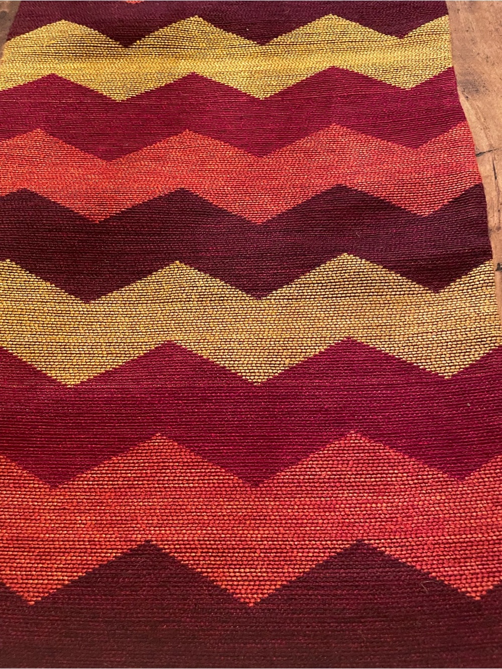 Handmade large fall table runners - Picture 3 of 9